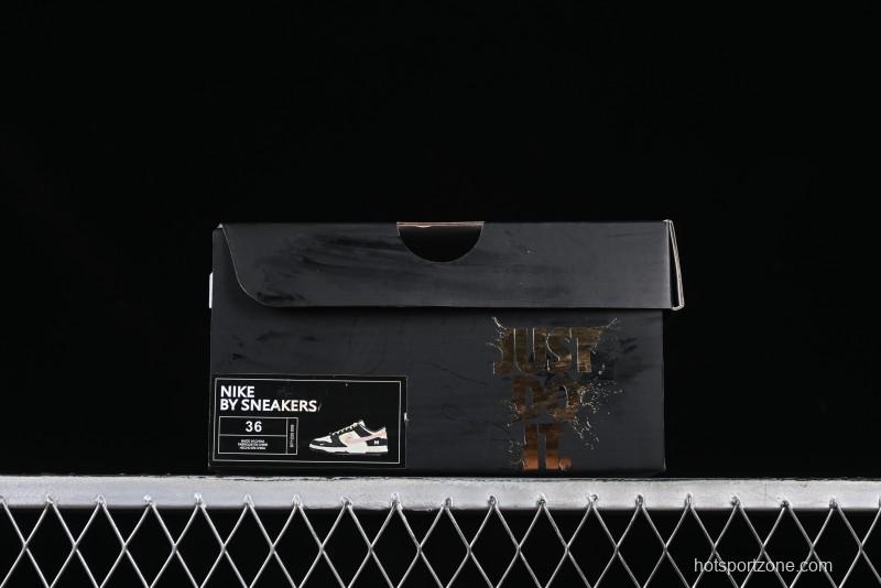 Nike SB Dunk Low Butterfly Bow Black White Pink Low-Top Casual Skate Shoes - BP1220-009