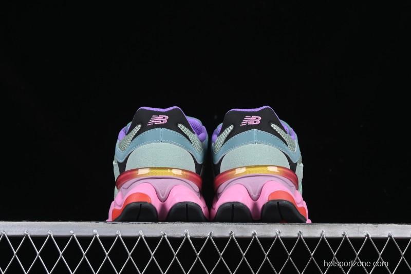 New Balance 9060 Retro Casual Running Sneakers with ABZORB Cushioning Technology - U9060WRB