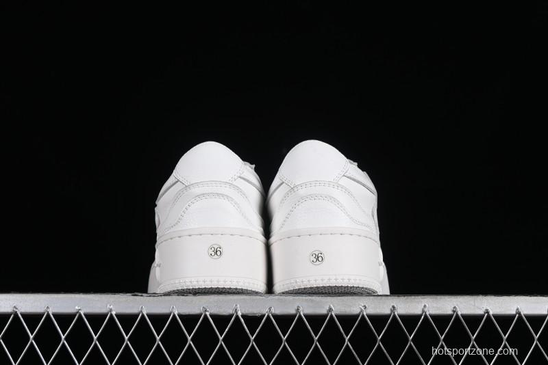 SMFK Comfortable Chunky Sole White Sneakers - T.D4