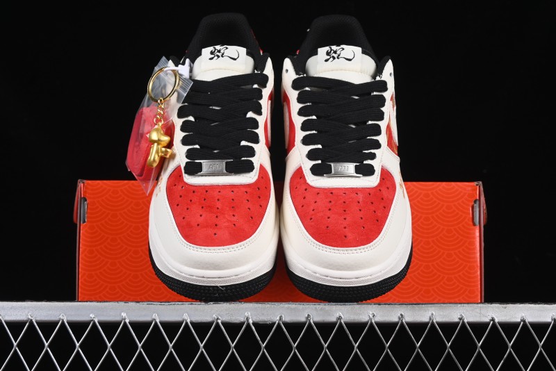 Nike Air Force 1 '07 Low The North Face Collaboration Year of the Snake Limited Edition Golden Snake Design Low-Top Casual Sneakers - DM6688-028