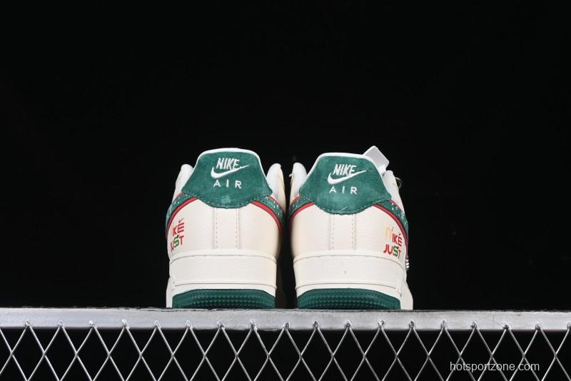Nike Air Force 1'07 Low Just Collaboration - Christmas Tree Low-Top Casual Sneakers - DF0188-034