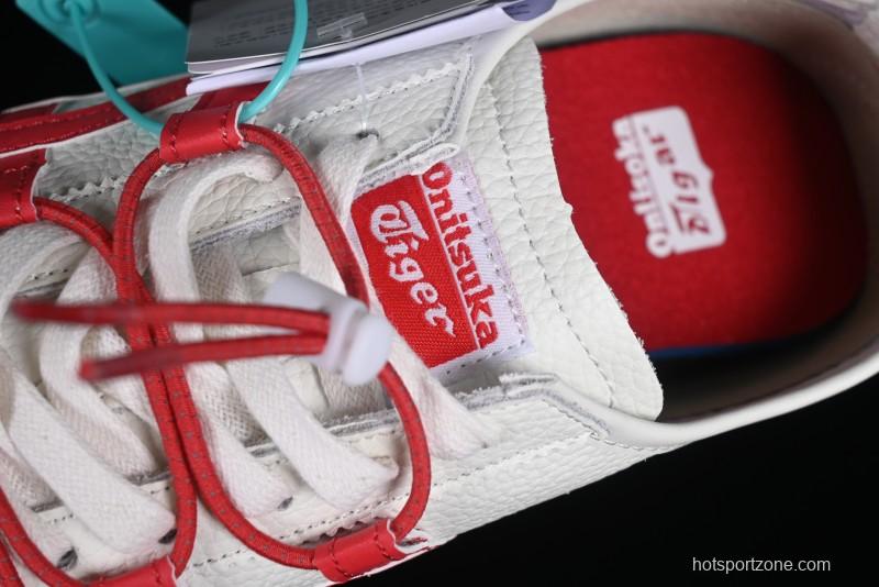 OnitsukaTiger Mexico 66 Low-Top Lace-Up Casual Running Shoes - 1183C216-100