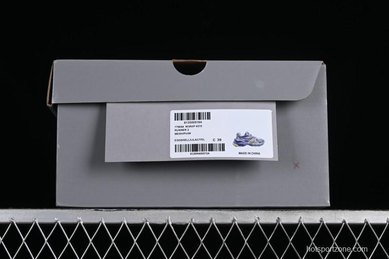 Balenciaga Runner Kith Four Color Retro Casual Shoes - W3RXP9570