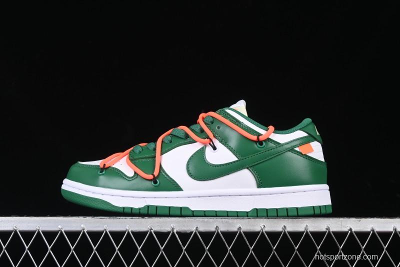 Off-White x Futura x Nike Dunk Low OW Collaboration Sneakers - CT0856-100