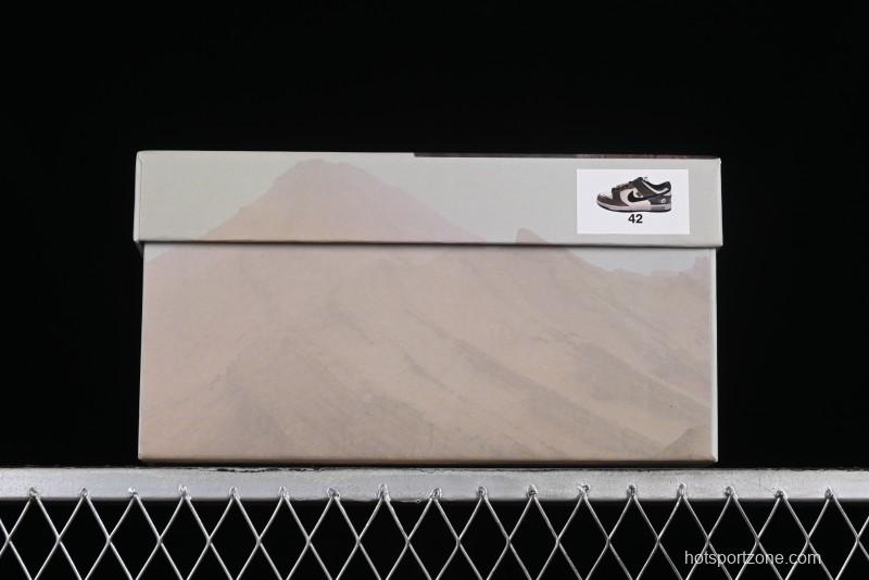 Nike Dunk Low Panda Prank Street Racing Electro Rust Distressed SB Strap Low-Top Casual Sneakers - DD1391-100