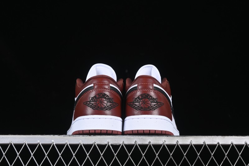 Nike Air Jordan 1 Low AJ1 White University Red Casual Sneakers - HF3148-102