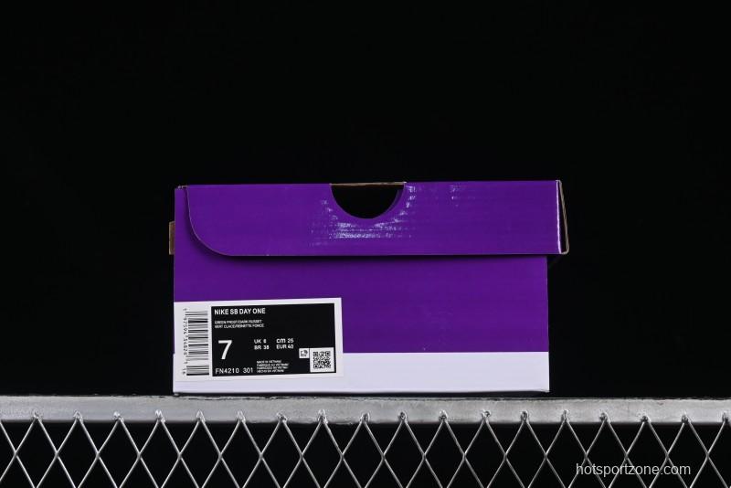 Nike SB Day One Low Top Casual Skate Shoes with Air Zoom Cushion - FN4210-301