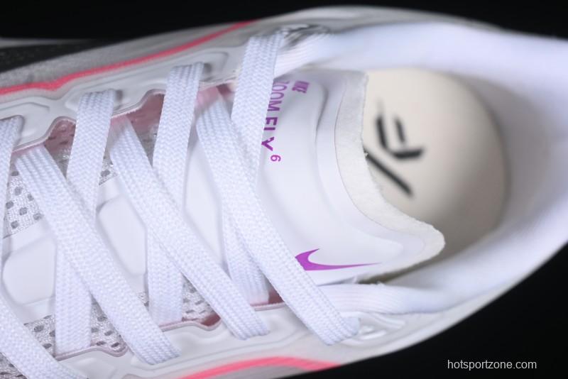 Nike Zoom Fly 6 Running Shoes with Flyknit and React Technology for Lightweight Cushioning - FN8455-101