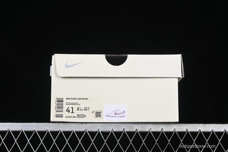 Nike SB Dunk Low Chrome Hearts Collaboration Cross Print Grey Swoosh Anniversary Custom Low-Top Casual Sneakers - DJ2024-064