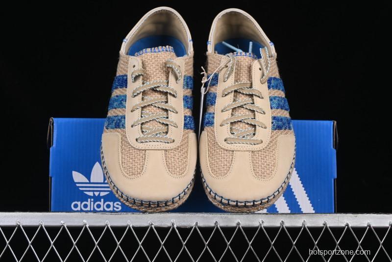 Adidas Clot x Originals Gazelle Indoor Retro Casual Slip-Resistant Wear-Resistant Low-Top Sneakers - IH3641