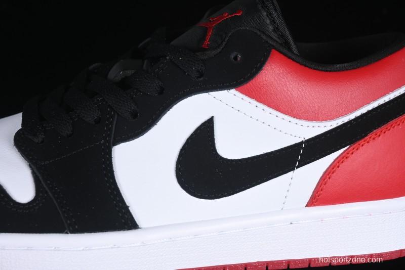 Nike Air Jordan 1 Low "White Black Gym Red" Retro Casual Sneakers - IB8971-106