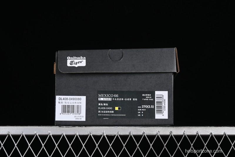 Onitsuka Tiger Mexico 66 Low-Top Leather Casual Running Shoes - DL408-0490