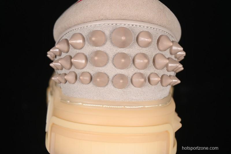 Christian Louboutin Funnyto Flat Comfortable Fashion Low Top Sneakers in Taupe - X.D4