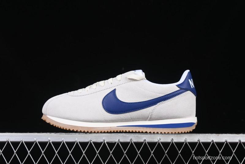 Nike Classic Cortez Leather Retro Running Shoes - FQ8108-110