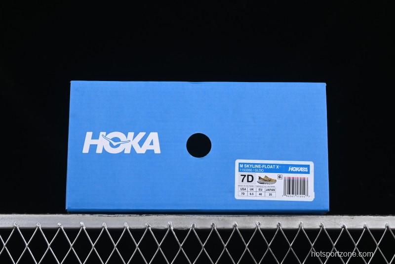HOKA ONE ONE Skyline-Float X Dynamic Series Comfortable Cushioned Anti-Slip Low-Top Running Shoes - 1153350 GLDO