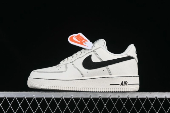 Nike Air Force 1'07 Low Casual Sneakers with Full-Length Air Cushion - HQ2037-200