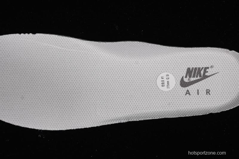 Nike Air Force 1 '07 Low Casual Sneakers with Hemp Rope Laces and Distressed Design - 315122-333