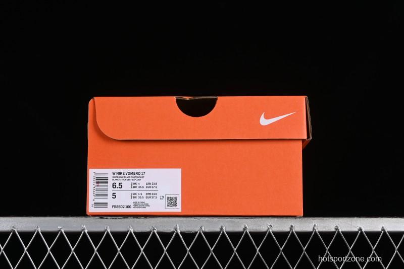 Nike Air Zoom Vomero 17 Lunar Running Shoes with Cushioned Zoom Air Unit - FB8502-100