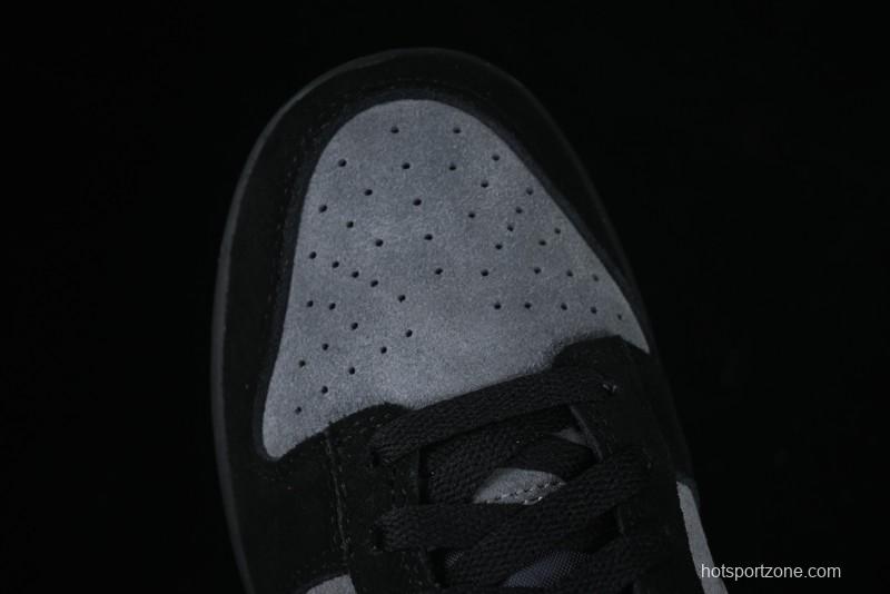 Nike Dunk Low Casual Sneakers in Black-Grey Colorway - HQ1931-001