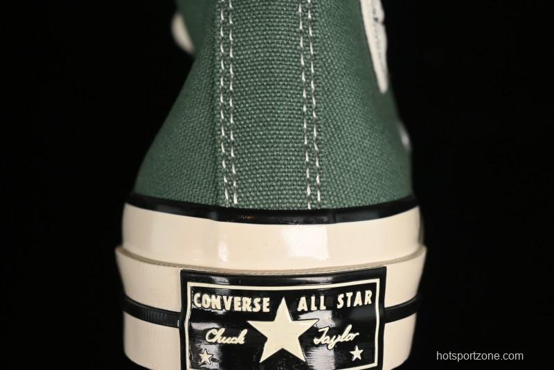 Converse Chuck 1970s High Top Casual Canvas Sneakers in Pine Green - A06521C
