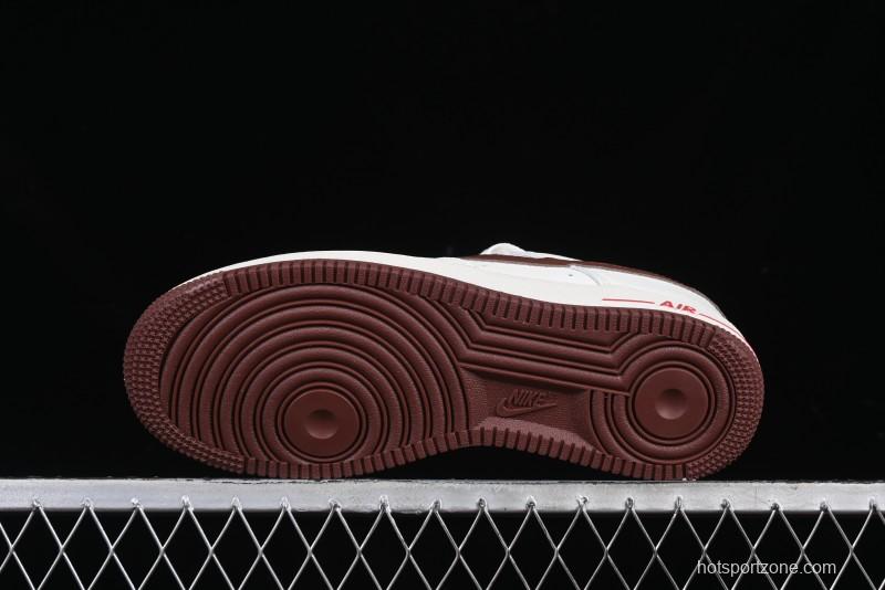 Nike Air Force 1 '07 Low Casual Sneakers with Full-Length Air Cushion - HQ7027-100