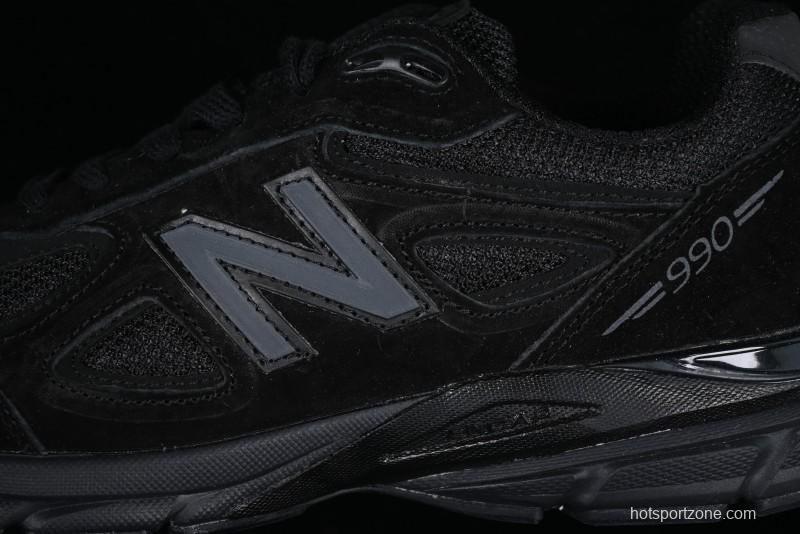New Balance 990 Series Premium Retro Running Shoes with Carbon Midsole - M990BB4