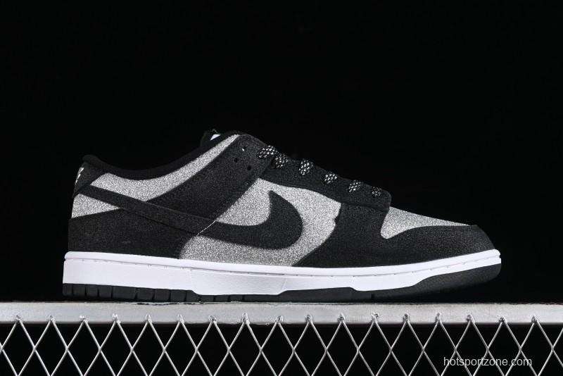 Nike SB Dunk Low Black Starry Sky Anniversary Custom Low-Top Casual Skate Shoes - LW1818-101