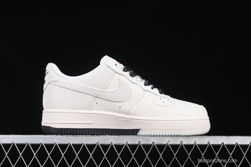 Nike Air Force 1 '07 Low Supreme Collaboration Casual Sneakers with Dual-Color Sole - XZ6188-017