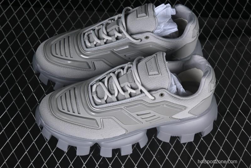 Prada Cloudbust Air Thunder Lifestyle Low-Top Sneakers with Anti-Slip and Wear-Resistant Design - 2EG293