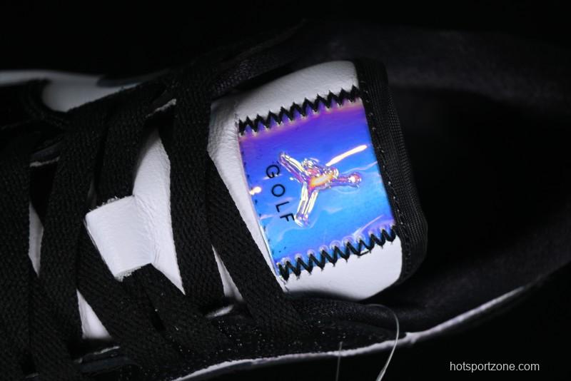 Nike Air Jordan 1 Low Golf AJ1 Golf Shoes with Laser Leather Black Double Hook - FZ4159-100