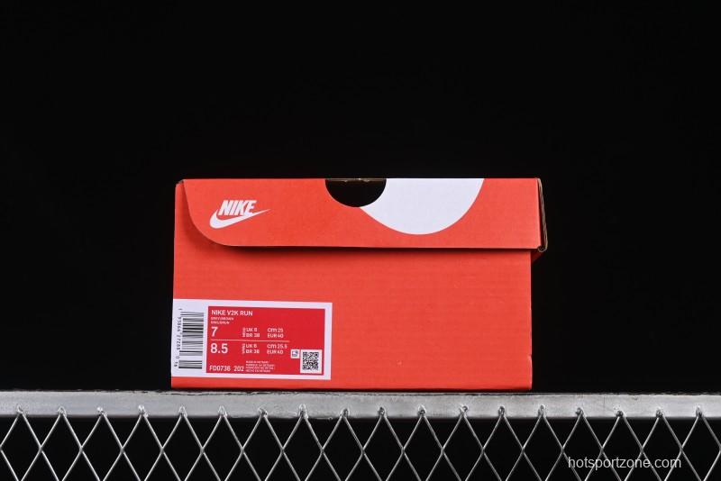 Nike Runtekk V2K Retro Low-Top Running Shoes with Cushlon Foam Midsole - FD0736-202