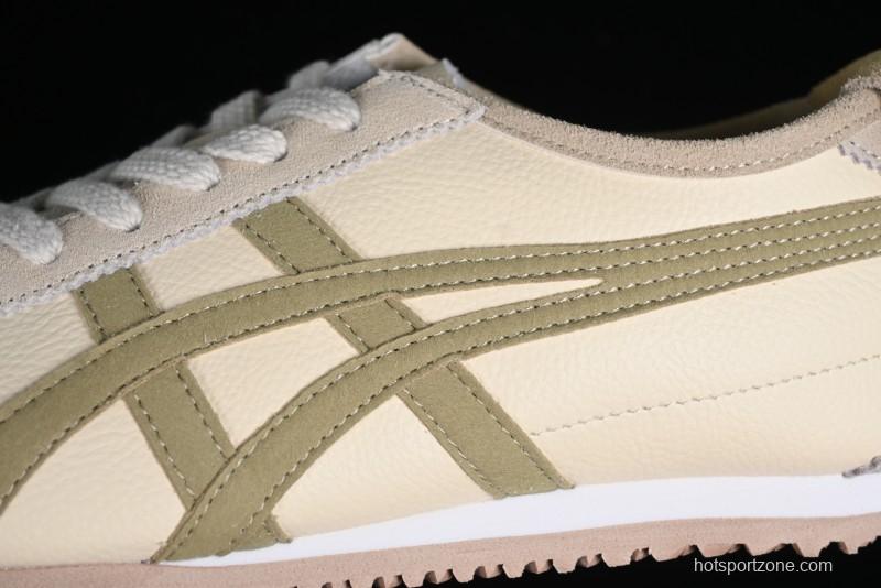 Onitsuka Tiger Mexico 66 Low-Top Leather Casual Running Shoes - 1183C076-101