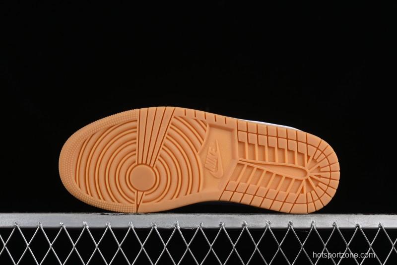 Nike Travis Scott x Air Jordan 1 Low OG Retro Sneakers with Reverse Swoosh - DZ4137-700