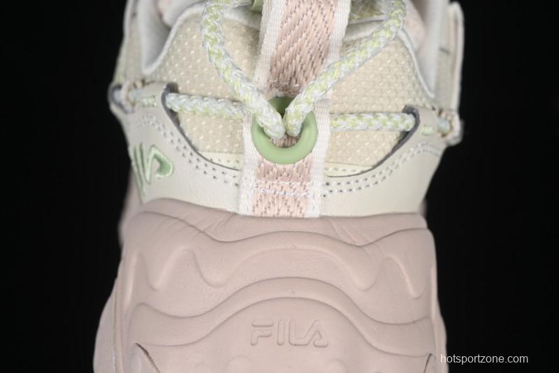 Fila Fusion Retro Mars Running Shoes with Lace-Up Design - F12W432101FAP