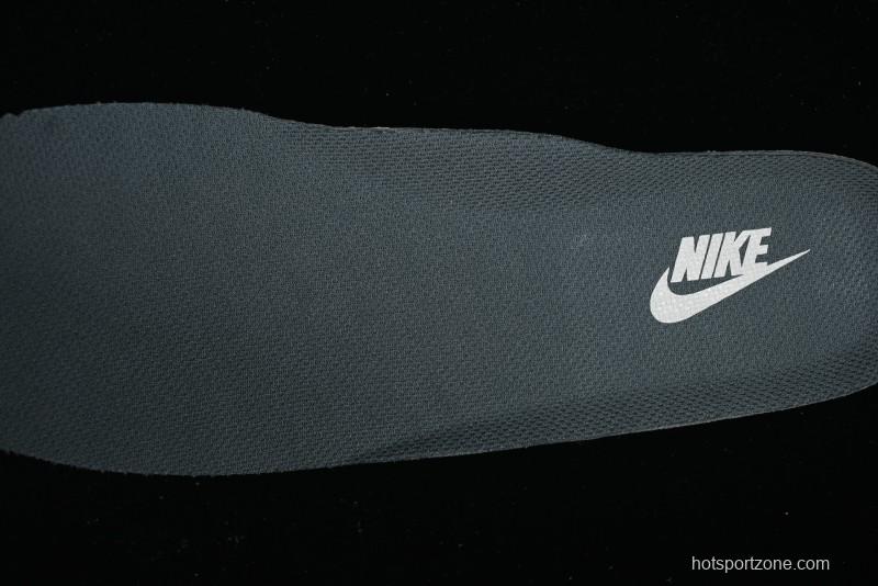 Nike Air Force 1 '07 Low Supreme Casual Sneakers in Grey Blue with Red Swoosh - XZ6188-382