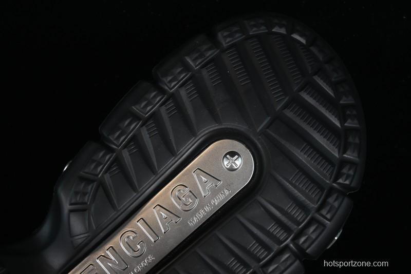 Balenciaga Hardcrocs Slide EVA Round Toe Ultra Thick Sole Clog Sandals - W1S8N1081