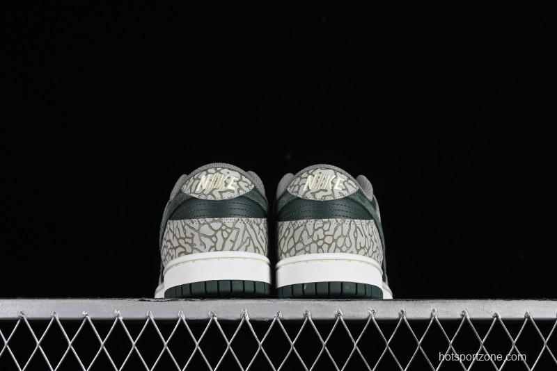 Nike Dunk Low Urban Landscape 2.0 Cracked Suede SB Low-Top Casual Sneakers - HF4878-053