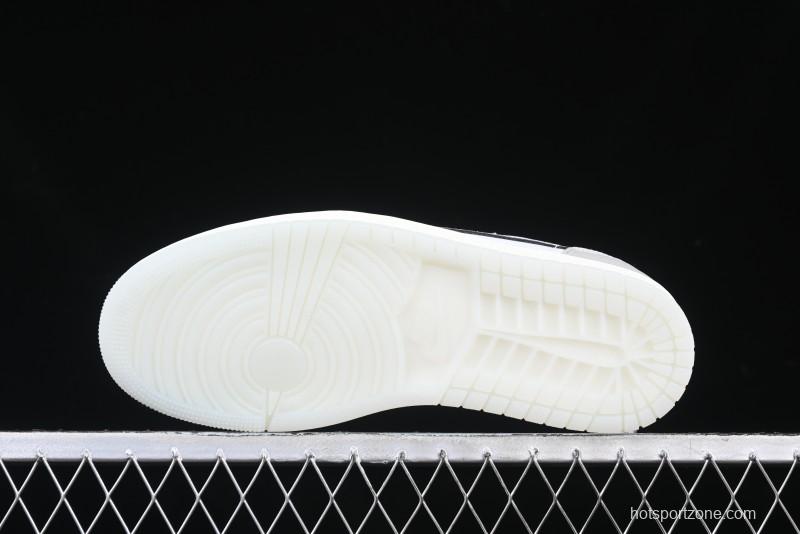 Nike Air Jordan 1 Low OG CNY AJ1 Snake Year Limited Silver Snake Low-Top Retro Basketball Shoes - HF3144-100