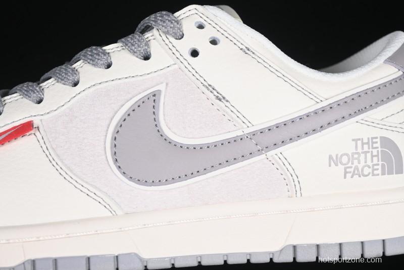 Nike SB Dunk Low The North Face Collaboration Anniversary High-End Custom Low-Top Casual Skate Shoes - BB7518-015