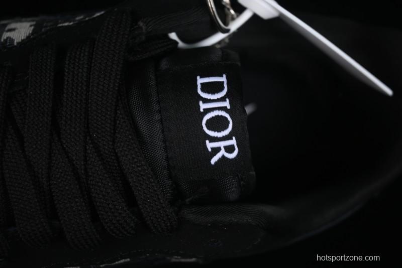 Nike Air Force 1 '07 Low Dior Collaboration Black Gum Knit Casual Sneakers - KK1988-058