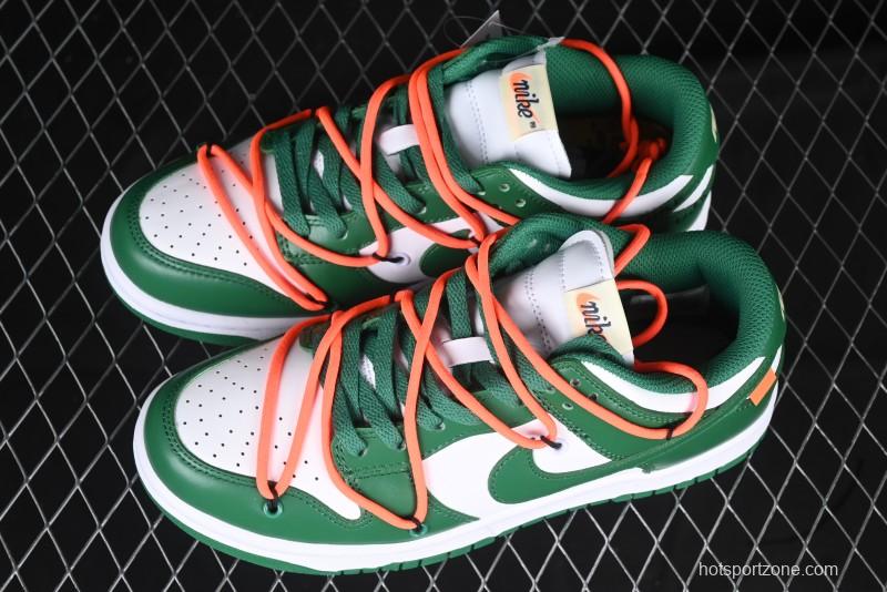Off-White x Futura x Nike Dunk Low OW Collaboration Sneakers - CT0856-100