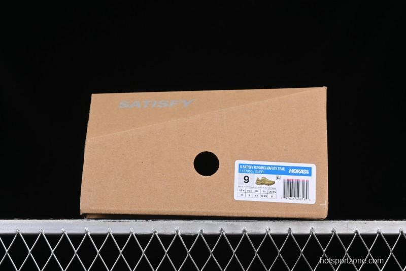 HOKA ONE ONE Satisfy Running Mafate Trail Low Top Cushioned Outdoor Hiking Shoes - 1157050 SLFR