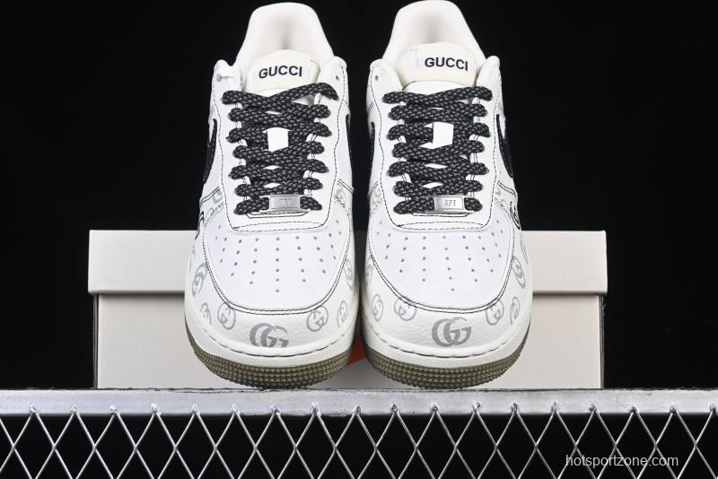 Nike Air Force 1 '07 Low Gucci Collaboration Classic Pattern Low-Top Casual Sneakers - CH6336-516