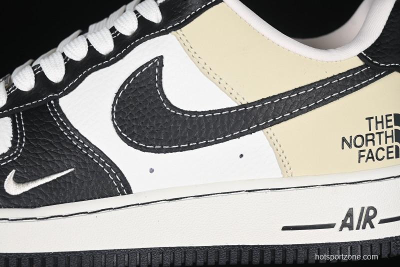 Nike Air Force 1 '07 Low The North Face Collaboration - Black Leather Low-Top Casual Sneakers - CH6336-513
