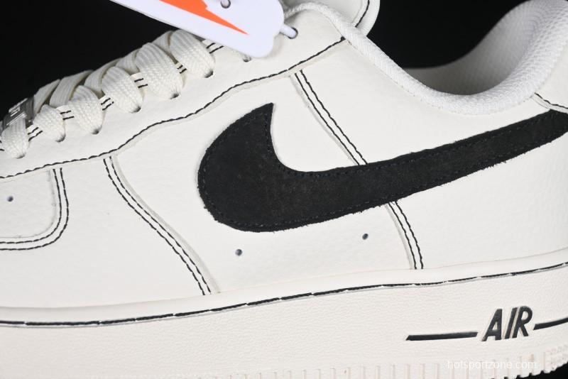 Nike Air Force 1'07 Low Casual Sneakers with Full-Length Air Cushion - HQ2037-200