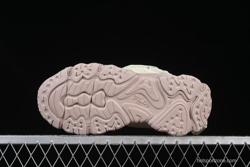 Fila Fusion Retro Mars Running Shoes with Lace-Up Design - F12W432101FAP