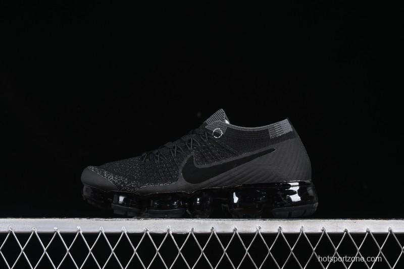 Nike Vapormax Flyknit Breathable Casual Running Shoes with Full-Length Air Cushion - 849558-007