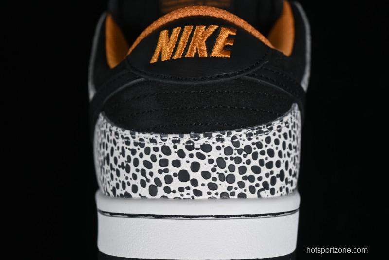 Nike SB Dunk Low Safari "Olympics" Stone Pattern SB Low Top Casual Sneakers - FZ1233-002