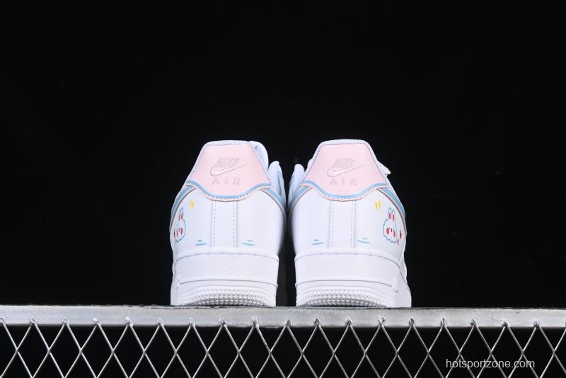 Nike Air Force 1 '07 Low Valentine's Day Limited Edition 2D Hand-Painted Graffiti Lollipop Casual Sneakers - TY0301-111