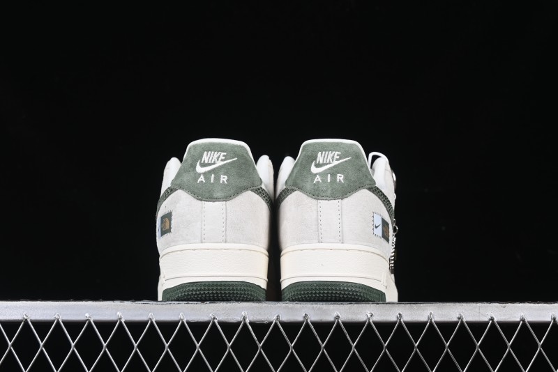 Nike Air Force 1 '07 Low The North Face Collaboration Green Snake Swoosh Casual Sneakers - DF0188-026